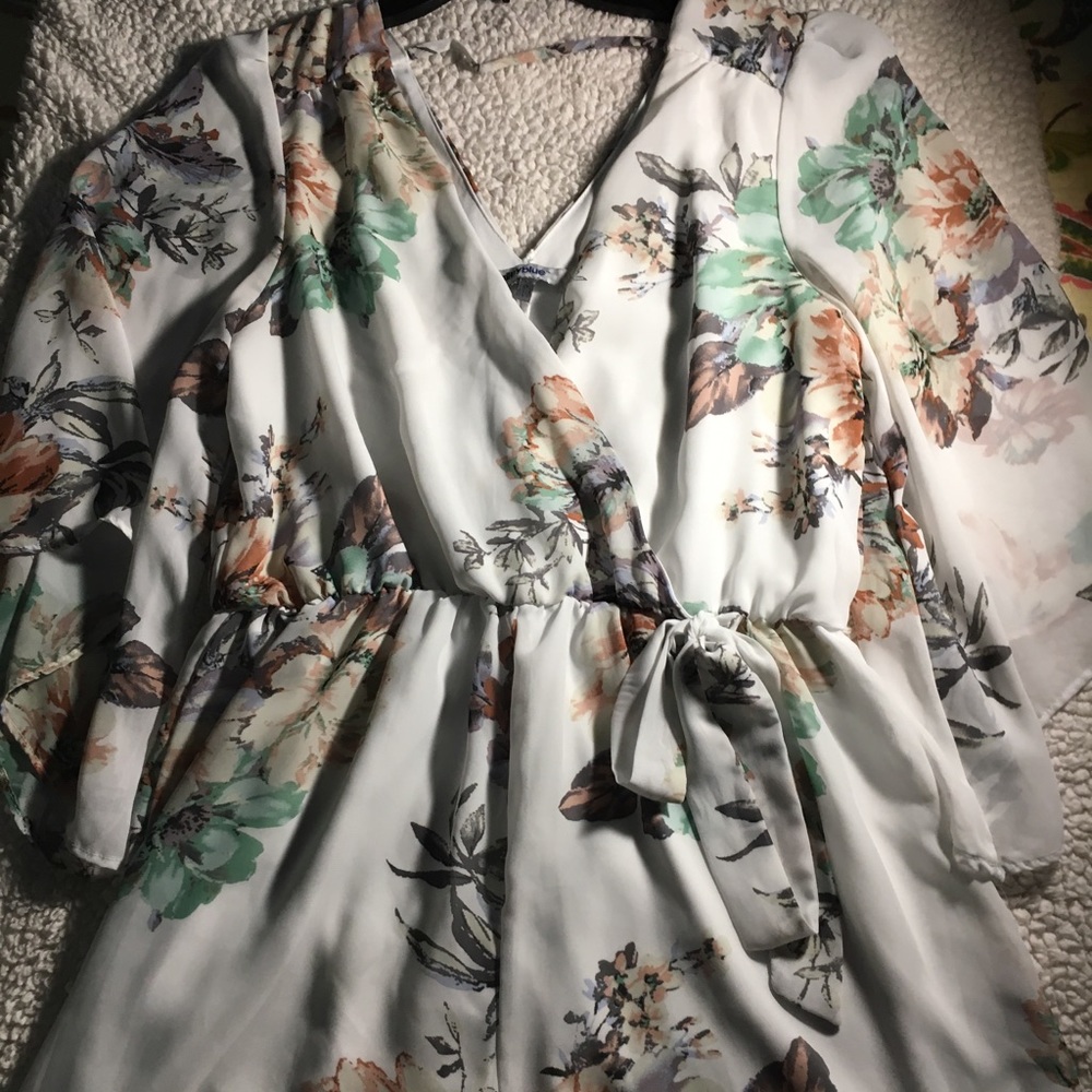 Floral Short Romper